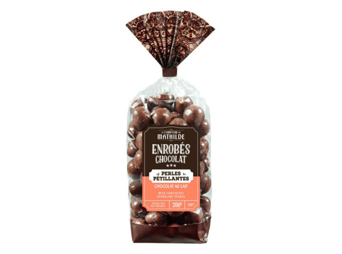 Perles Petillantes Chocolat Au Lait Sachet 200G