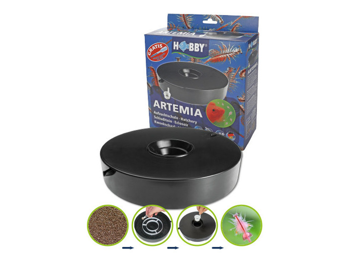 HOBBY, Kit d’élevage complet pour nourriture vivante Artemia