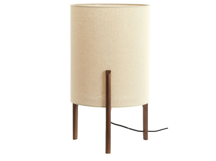 Lampe à poser LITTO toile naturel 35x58cm