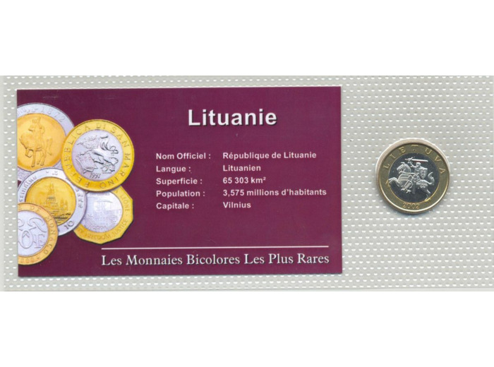 LITUANIE 2 LITAI 2002 SUP/NC