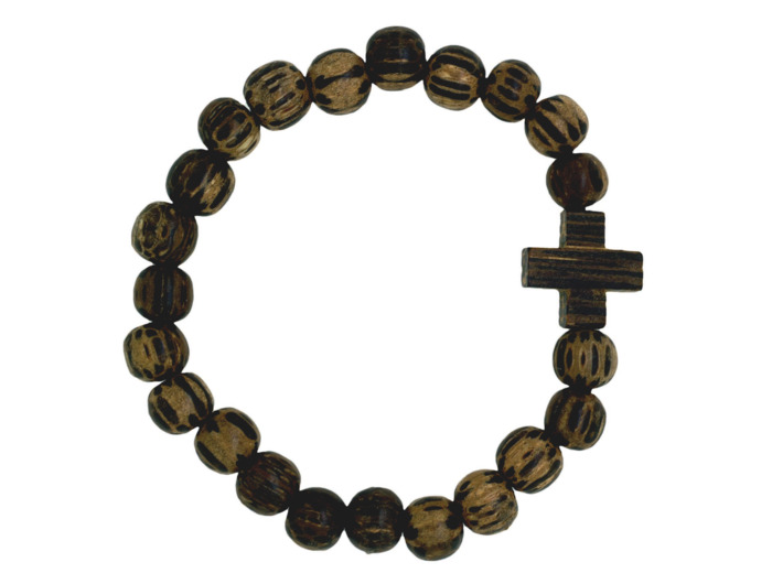 Bracelet en Bois Sur Corde - COCO petit modèle