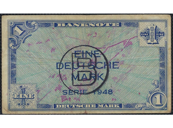 ALLEMAGNE 1 MARK SERIE 1948 TTB (W2b)
