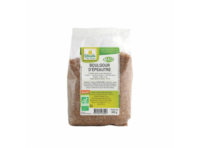 Boulgour d'épeautre Bio-500g-Moulin des Moines