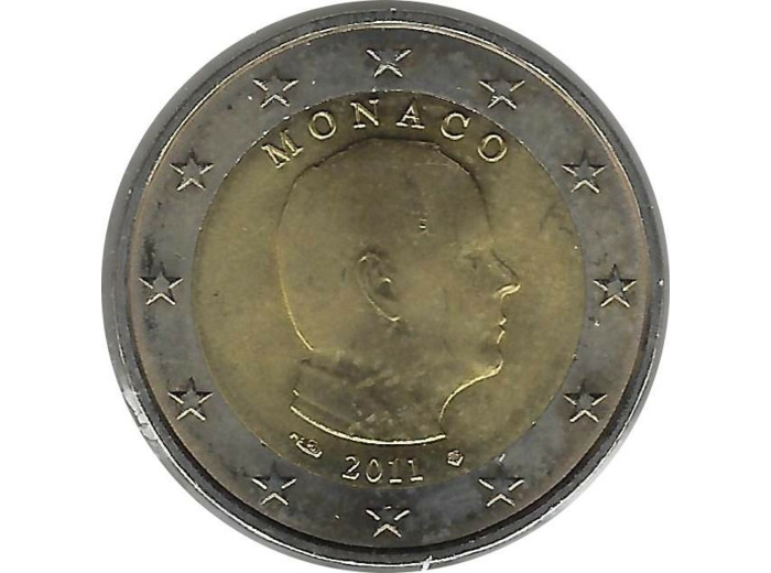 MONACO 2011 2 EURO PRINCE ALBERT SUP