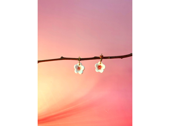Sakura - boucles d'oreilles