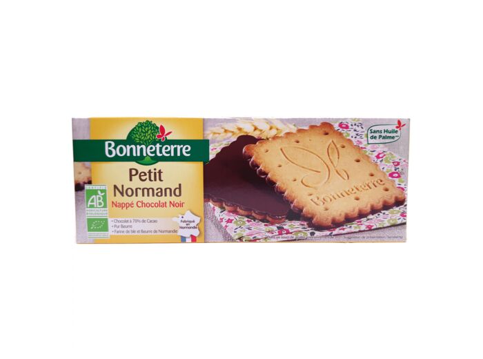 Biscuits Petit Normand Nappé De Chocolat Bio 150g