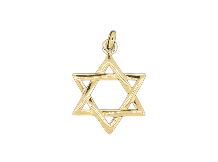 Pendentif en Plaqué Or - ÉTOILE DE DAVID