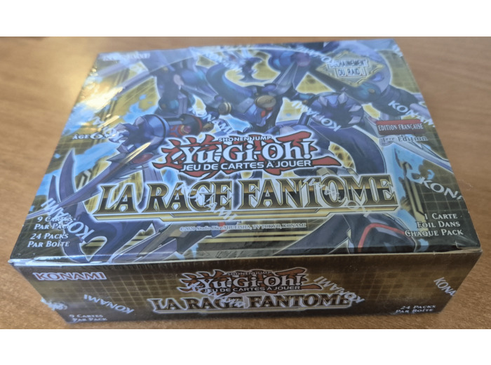 DISPLAY LA RAGE FANTOME YU-GI-OH YUGIOH DE CHEZ KONAMI NEUF