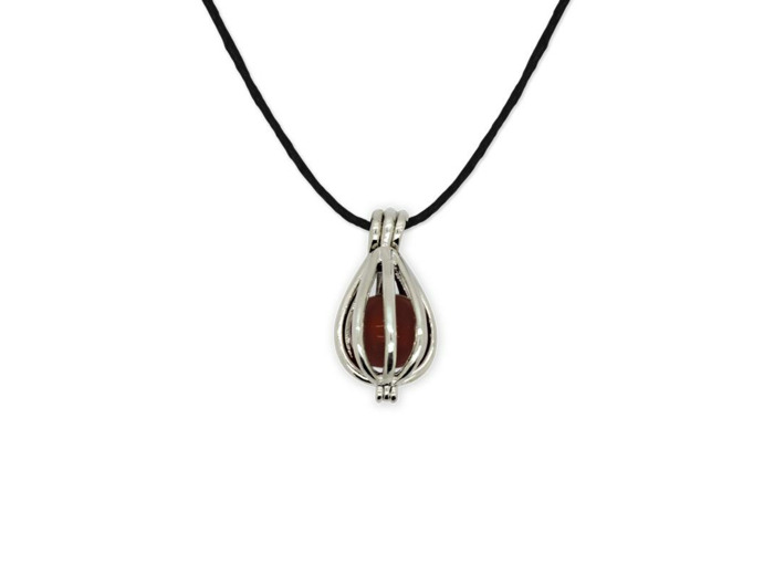 Pendentif cage Œil de Tigre