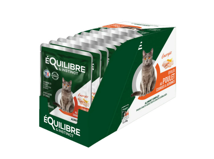 Équilibre & Instinct, PACK Effilés au poulet, courges & agrumes