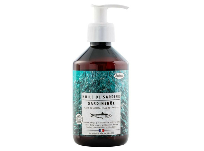 Huile de sardine pour Chien & Chat - 250ml