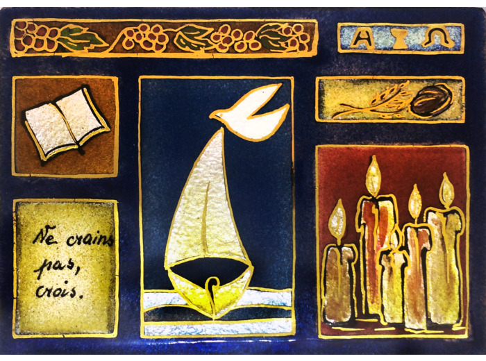 Souffle de Foi 11,6X8,4cm - EMAUX DU LIBAN