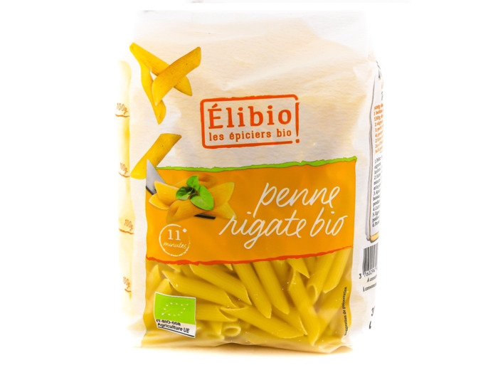 Pates Penne Rigate Blanches Bio 500g