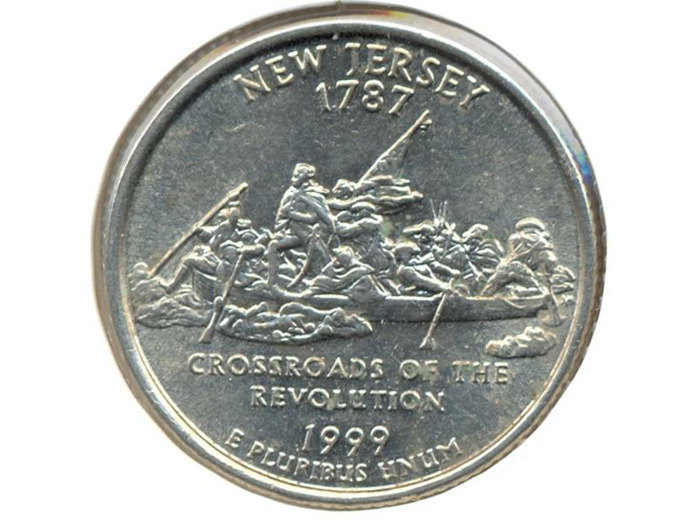 AMERIQUE (U.S.A) 1/4 DOLLAR 1999 P NEW JERSEY SUP