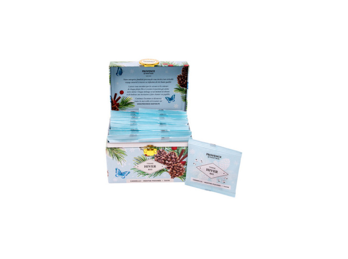 Tisane Hiver bio 20 sachets 36 gr recharge carton