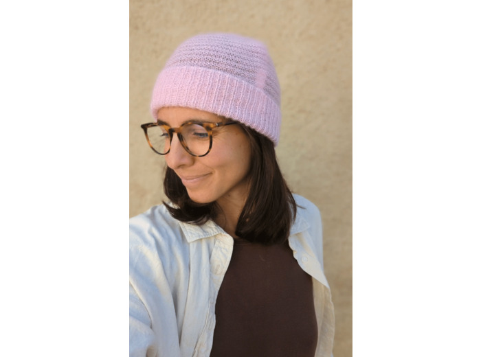 Bonnet AIME - Rose layette