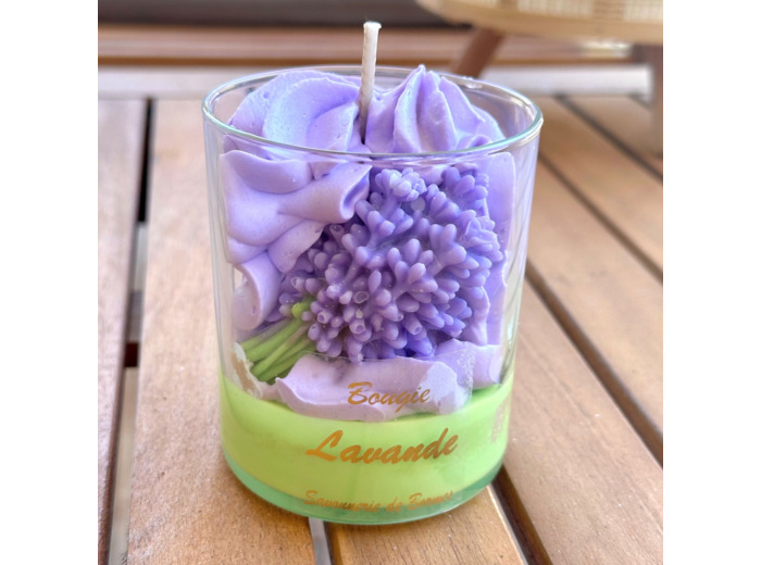 Bougie patissière Lavande 160 g