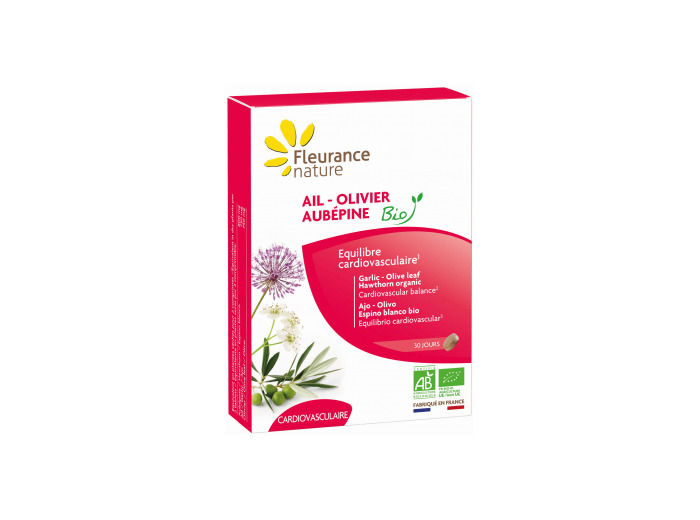 Ail Olivier Aubépine Bio 60 comprimés