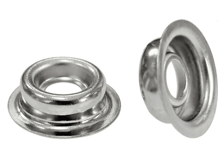 Crampon laiton, Se fixe par sertissage sur l'oeillet laiton nickelé G4711-C 100p