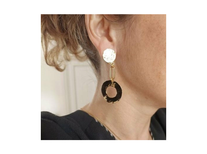 Boucles d'oreilles Aurore à clip
