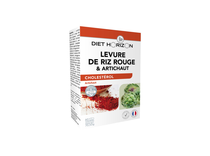 Levure de Riz rouge et artichaut 60 comprimés