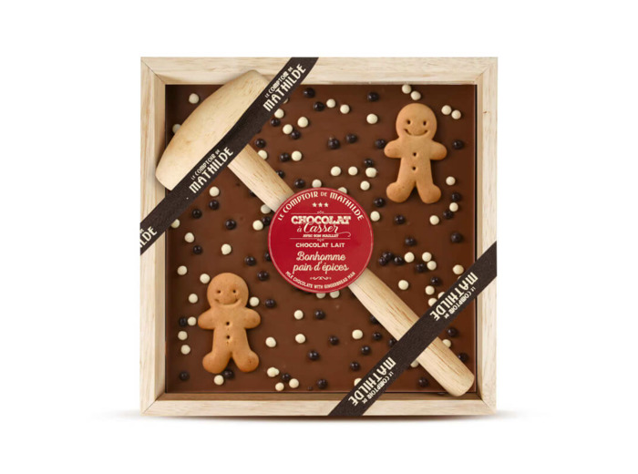 Chocolat à Casser Lait Bonhomme Pain d'Epices 350G