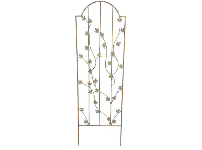 Treillage jardin fer Feuilles 50x156cm