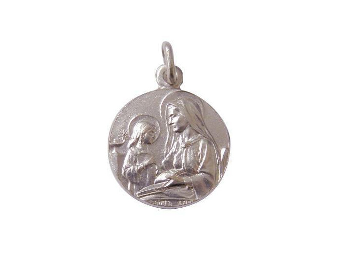 Médaille 17mm en Argent 925 - STE ANNE