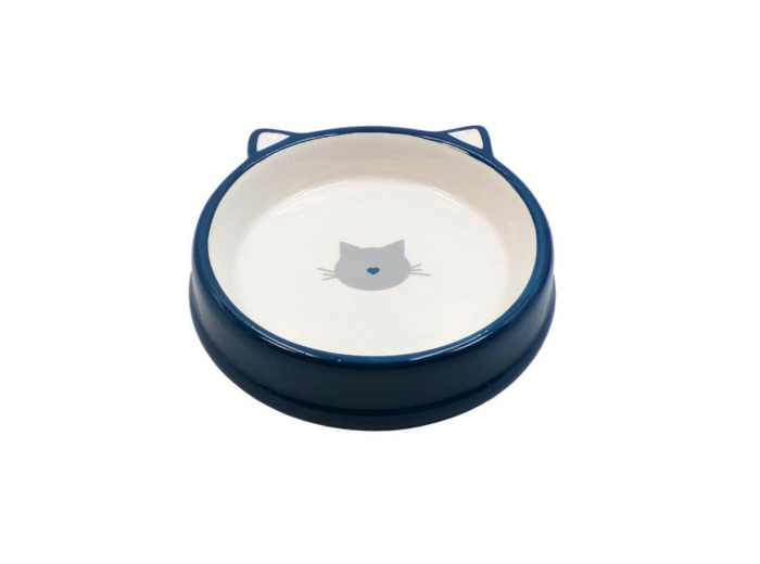 Écuelle céramique CHAT bleue - 200ml
