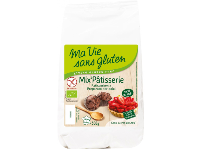 Mix'Pâtisserie bio-500g-Ma vie sans gluten