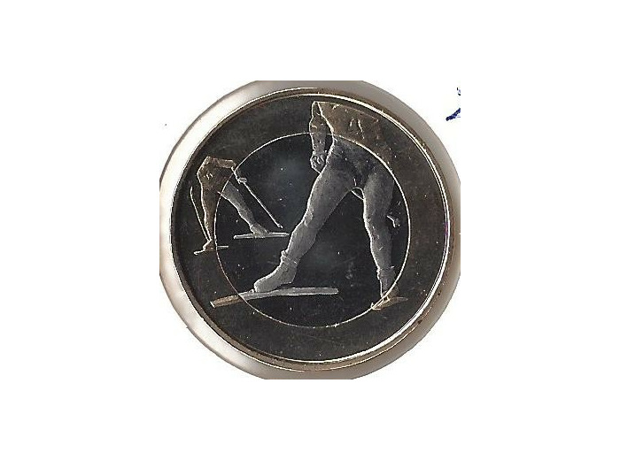 FINLANDE 2016 5 EURO SKI DE FOND SUP