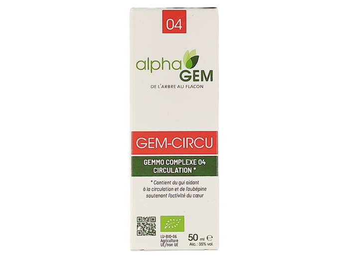 Complexe 04 de Gemmothérapie Bio Gem-Circu 50ml