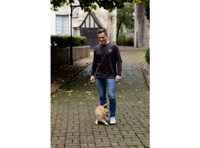 T-shirt manches longues Empreinte Signature Malabar – Swarovski