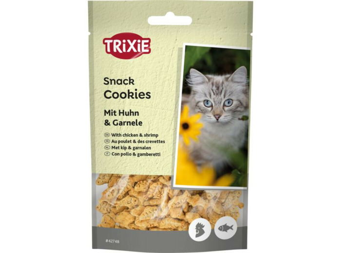 TRIXIE, Cookies au poulet et à la crevette - 50g