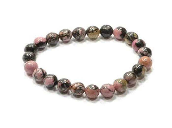 Bracelet en rhodonite 8 mm