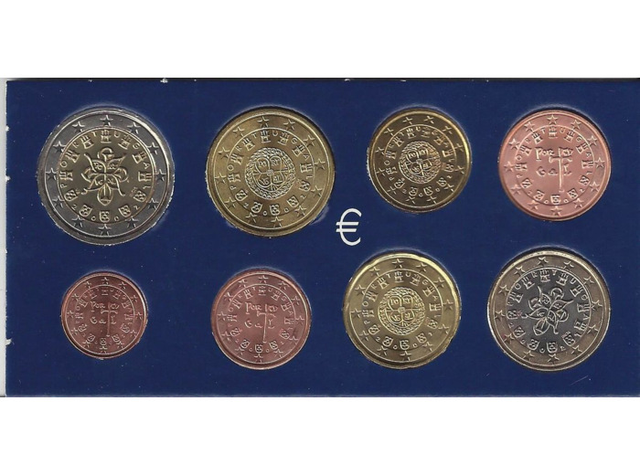 Portugal 2002 SERIE 8 MONNAIES SUP