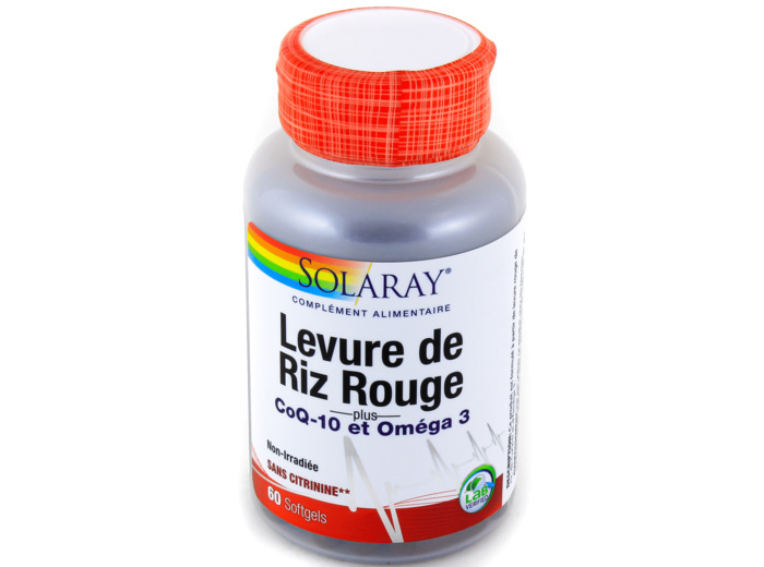Levure Riz Rouge CoQ-10 et Oméga 3 x60 Softgels