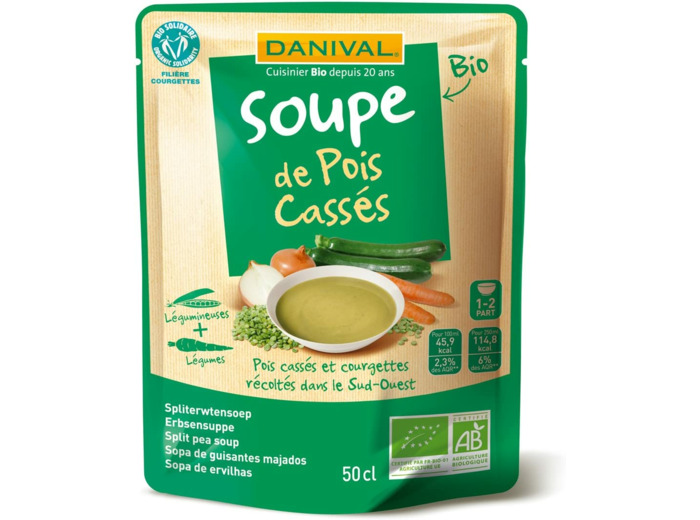 Soupe pois casses 50cl DANIVAL