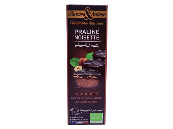 Bouchées Chocolat Noir Bio 3x15g