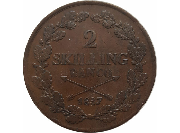 SUEDE 2 SKILLING BANCO 1837 TTB