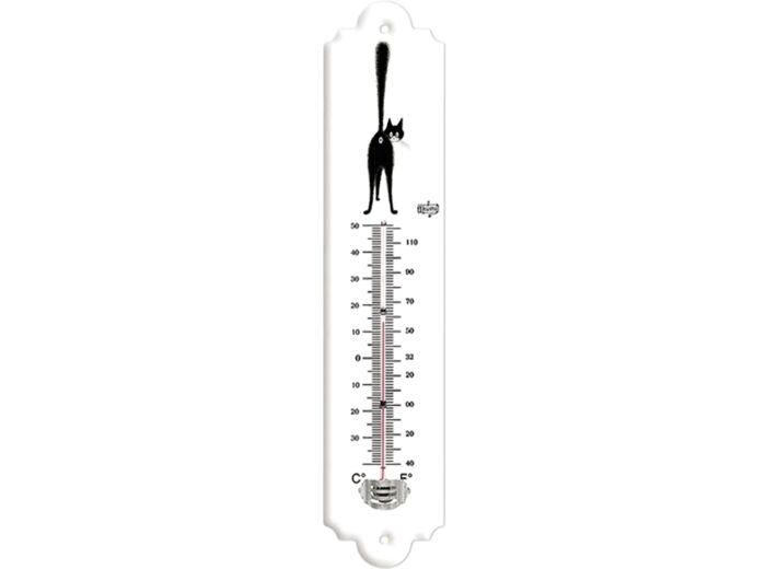 Thermomètre métal Dubout 3ème oeil - 6.5 x 30 cm - 57022