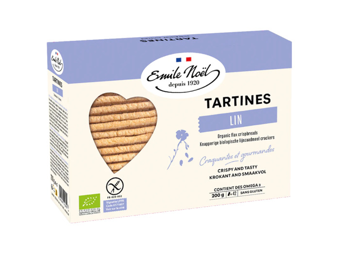 Tartines craquantes Bio au Lin-200g-Emile Noël