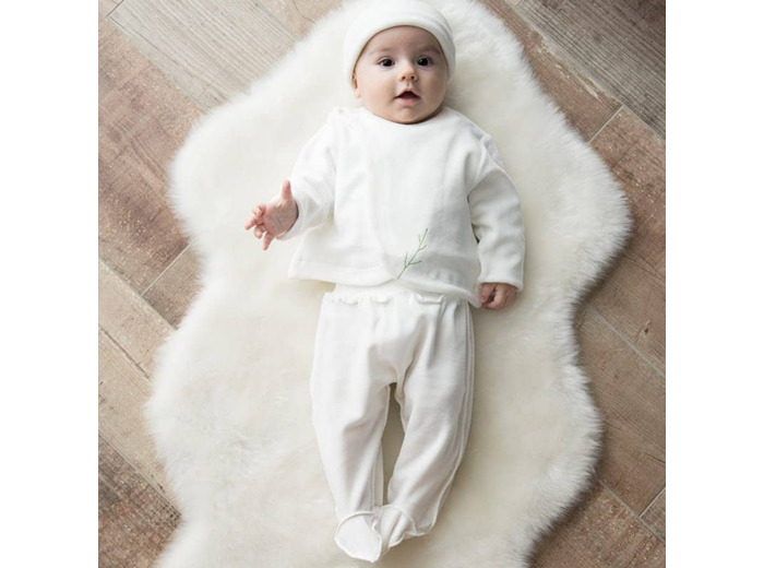 Pantalon Sarouel Velours en coton bio 6 et 9 mois