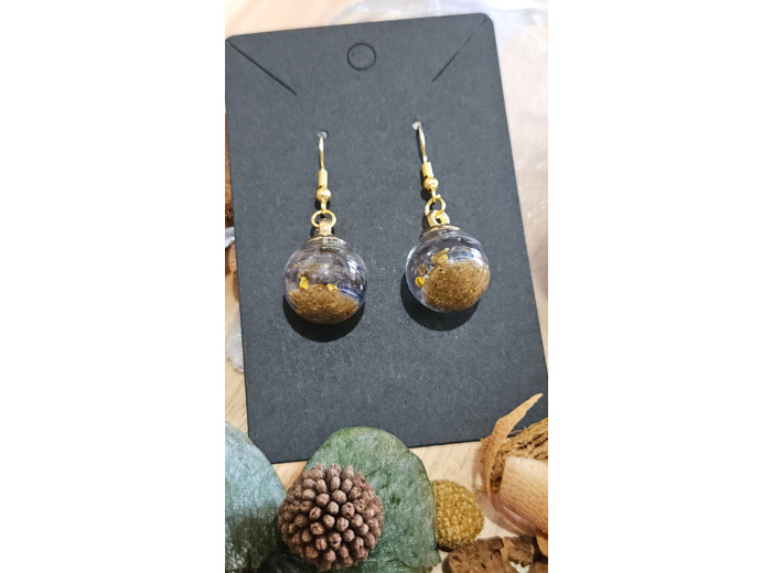 Boucles d'oreilles "Bulles de fantaisie"