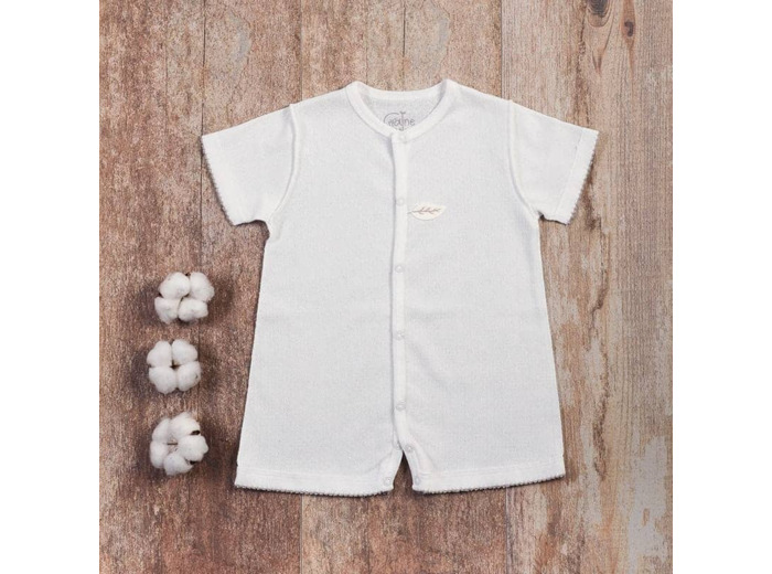 Combishort bébé En Coton Bio en fabrication