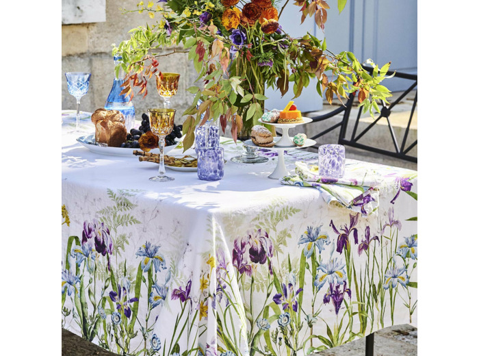 Nappe IRIS D'HIVER BLANC Garnier-Thiebaut