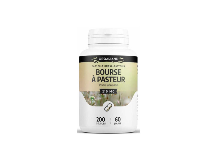Bourse à pasteur 210mg 200 gélules