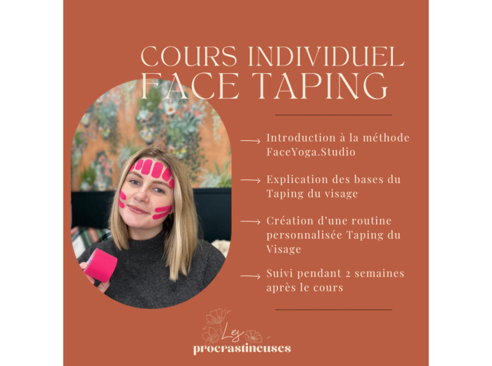 Cours individuel du Taping du Visage