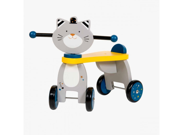 Porteur bois chat Moulin Roty