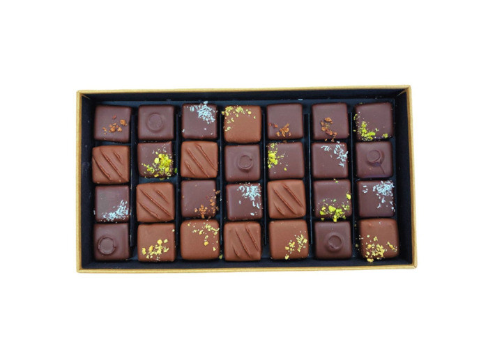 28 Pralinés - Noir & lait